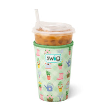 Load image into Gallery viewer, Swig Life Medium Iced Cup Coolie | Green Thumb
