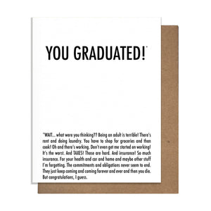 Graduated Why - Graduation Card – Initial Inspiration