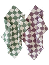 Load image into Gallery viewer, Phufy® Bliss Checkerboard Mini Blanket - Violet
