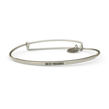 Load image into Gallery viewer, &amp;LIVY Posy Inspirational Bangle Bracelet | "Best Friends"
