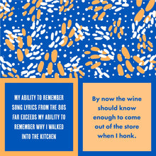 Load image into Gallery viewer, Napkin: Song Lyrics/Wine Honk

