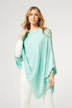 Load image into Gallery viewer, Coco + Carmen - Lightweight Poncho - Aqua
