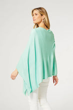 Load image into Gallery viewer, Coco + Carmen - Lightweight Poncho - Aqua
