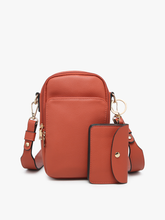 Load image into Gallery viewer, M2080 Parker 3 Compartment Crossbody w/ Pouch
