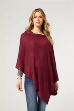 Load image into Gallery viewer, Coco + Carmen - Lightweight Poncho - Raspberry
