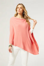 Load image into Gallery viewer, Coco + Carmen -  Lightweight Poncho - Light Coral
