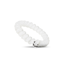 Load image into Gallery viewer, Spiral Hair Coils | Large | Coconut White Hair Ties: Large
