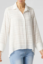 Load image into Gallery viewer, Coco + Carmen - Lee Frayed Stripe Chiffon - White

