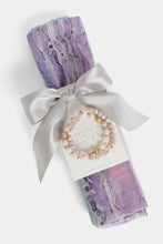 Load image into Gallery viewer, Coco + Carmen - Scarf + Bracelet Set - Light Purple
