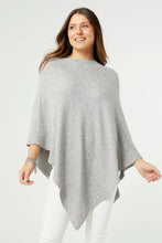 Load image into Gallery viewer, Coco + Carmen - Selene Supersoft Ribbed Poncho - Grey
