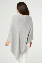 Load image into Gallery viewer, Coco + Carmen - Selene Supersoft Ribbed Poncho - Grey
