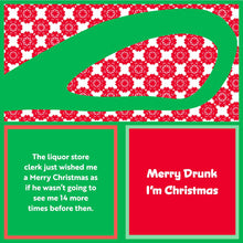 Load image into Gallery viewer, Napkin: XMAS Merry Drunk
