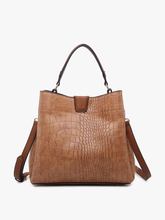 Load image into Gallery viewer, Jen &amp; Co M1951 Tati Monogrammable Satchel w/ Shoulder Strap
