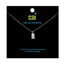 Load image into Gallery viewer, CAI Silver Tag Initial Necklace
