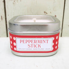Load image into Gallery viewer, Peppermint Stick Candle &amp; Soap Dish Kit Holiday  - Gift Set
