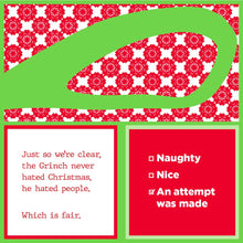 Load image into Gallery viewer, Napkin: XMAS Attempt Made/Grinch
