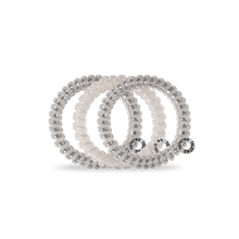 Load image into Gallery viewer, Teleties Classic Small Hair Ties | Silver Slay
