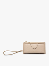 Load image into Gallery viewer, WL0004SNK Kyla Snake RFID Wallet w/ Snap Closure and Zip Cha
