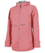 Load image into Gallery viewer, Charles River - New Englander Women's Rain Jacket - Coral
