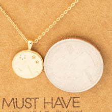 Load image into Gallery viewer, Mountain Coin Pendant Necklace: S
