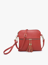 Load image into Gallery viewer, M1785 Tara Double Zip Crossbody/Wristlet
