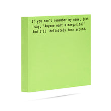 Load image into Gallery viewer, Anyone want a margarita | Funny Sticky Notes

