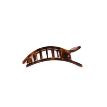 Load image into Gallery viewer, Teleties Small Rectangle Flat Hair Clip | Tortoise
