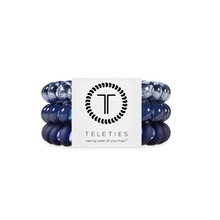 Load image into Gallery viewer, Teleties Classic Large Hair Ties | Nightfall Navy
