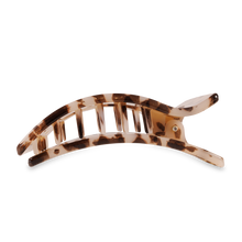 Load image into Gallery viewer, Teleties Large Rectangle Flat Hair Clip | Blonde Tortoise
