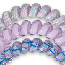 Load image into Gallery viewer, Spiral Hair Coils | Large | Orchid Oasis Hair Ties
