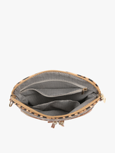 Load image into Gallery viewer, M1785 Tara Double Zip Crossbody/Wristlet
