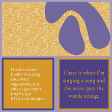 Load image into Gallery viewer, Napkin: Words Wrong/Organic Vegetables
