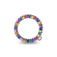 Load image into Gallery viewer, Teleties | Small | Chasing Rainbows Hair Ties
