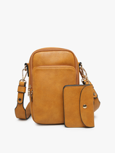 Load image into Gallery viewer, M2080 Parker 3 Compartment Crossbody w/ Pouch
