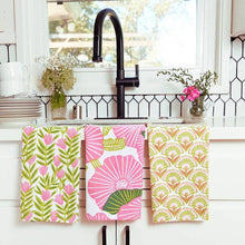 Load image into Gallery viewer, Cotton Kitchen Towel Set - Poppy Papaver
