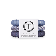 Load image into Gallery viewer, Spiral Hair Coils | Large | Midnight Rain Hair Ties
