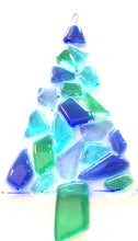 Load image into Gallery viewer, Kaleidoscope Glass Christmas Tree Ornament
