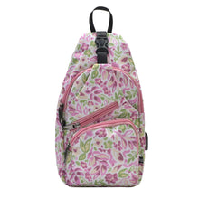 Load image into Gallery viewer, NEW! Nupouch Anti Theft Day Pack Large:  Pink &amp; Green Floral
