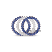 Load image into Gallery viewer, Anchors Aweigh - Large Spiral Hair Coils, Hair Ties, 3-pack
