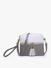 Load image into Gallery viewer, M1785 Tara Double Zip Crossbody/Wristlet
