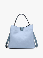 Load image into Gallery viewer, Jen &amp; Co M1951 Tati Monogrammable Satchel w/ Shoulder Strap
