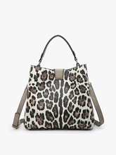 Load image into Gallery viewer, Jen &amp; Co M1951 Tati Monogrammable Satchel w/ Shoulder Strap
