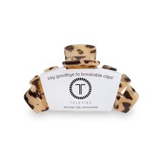 Load image into Gallery viewer, Teleties Medium Classic Claw Clip | Blonde Tortoise
