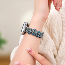 Load image into Gallery viewer, Apatite Azure Braided Apple Watch Strap by Cape Diablo - Small
