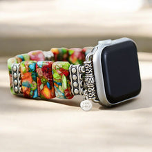 Load image into Gallery viewer, Chic Flower Stretch Apple Watch Strap by Cape Diablo - Small
