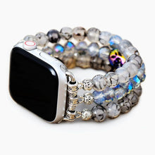 Load image into Gallery viewer, Labradorite Crystal Stretch Apple Watch Strap by Cape Diablo - Small
