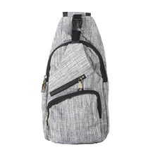Load image into Gallery viewer, Anti-theft day crossbody sling daypack gray available for a monogram
