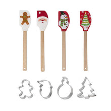 Load image into Gallery viewer, Christmas Kitchen Conversion Spatula w/Cookie Cutter
