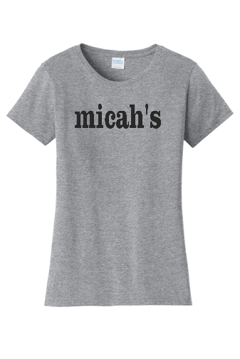 Micah's Ladies Short Sleeve Tee