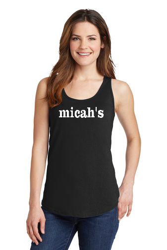 Micah's Ladies Cotton Tank Top